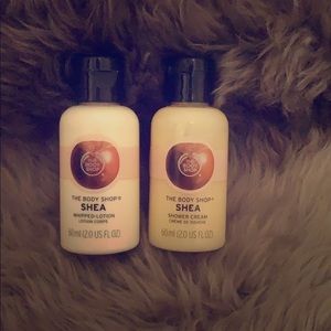 The Body Shop Shea lotion and shower cream